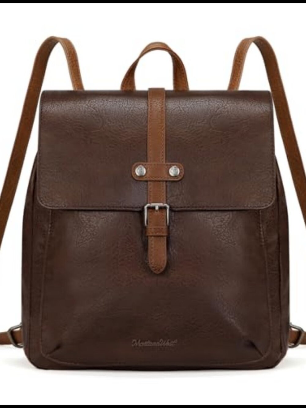 Faux Leather Convertible Backpack Purse Crossbody Travel Daypack